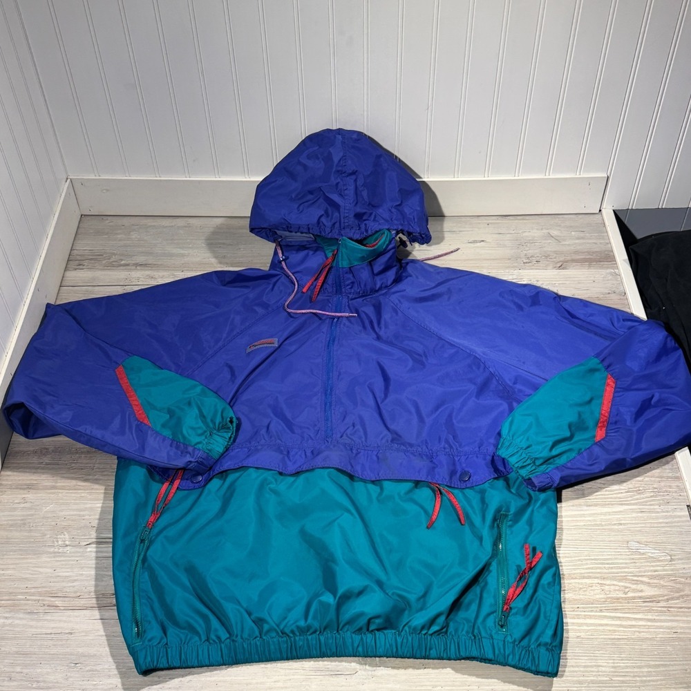 Vintage Columbia Jacket Windbreaker‎ Men's Large Portland Oregon Edition